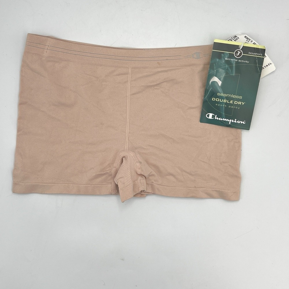 CHAMPION‎ Seamless DoubleDry Boyshort Sport Panty NEW Womens Sz M